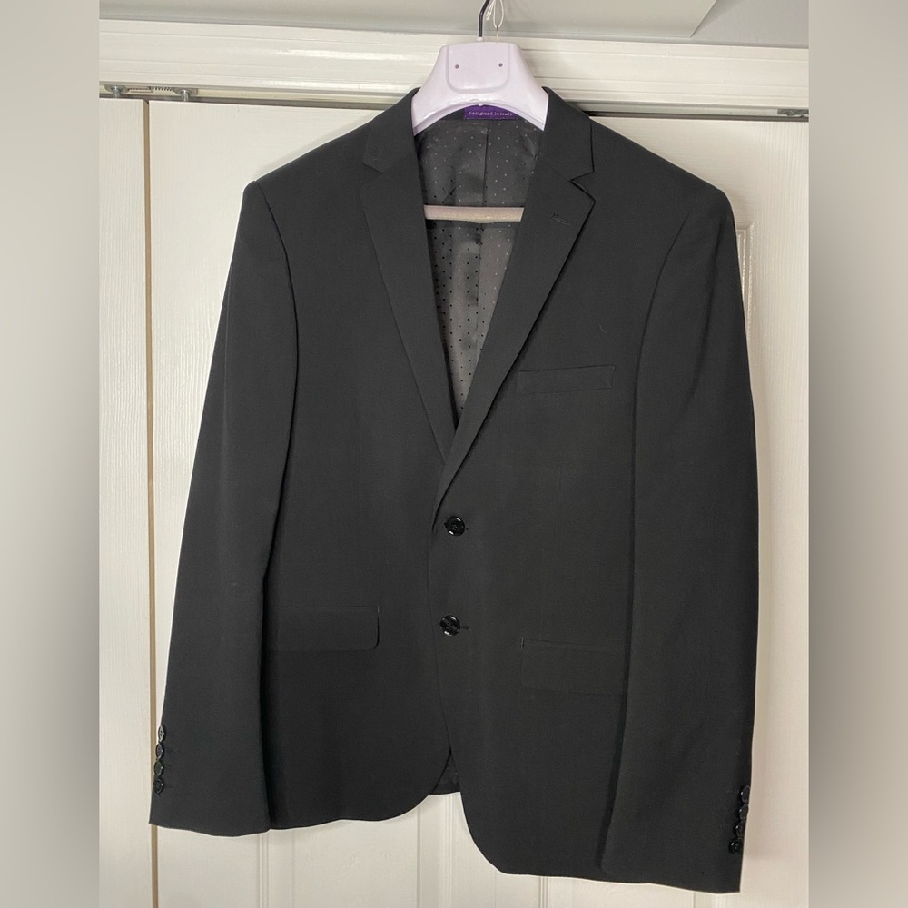 Vinci Black Super 150’s 2-Button Suit Jacket